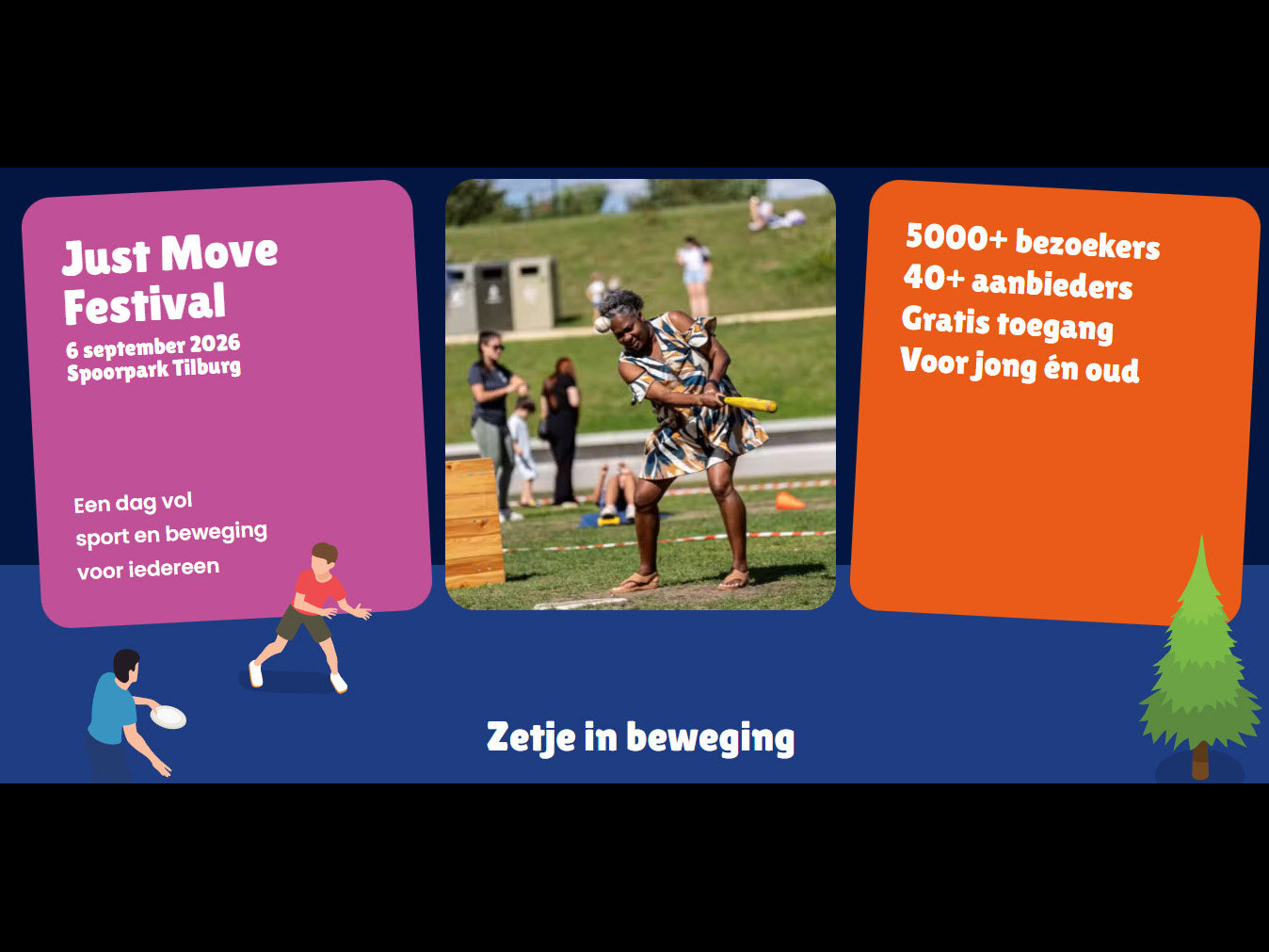 JUST MOVE FESTIVAL, een dag vol sport en beweging voor iedereen.